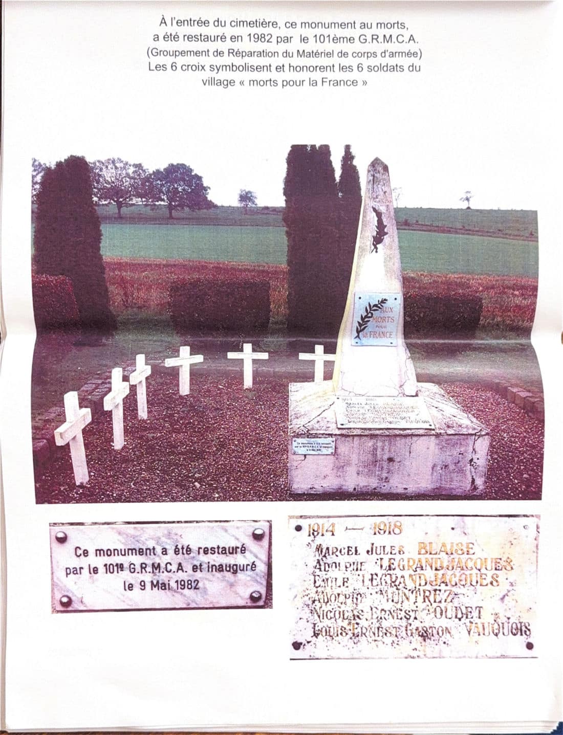 Page 5 — Le monument aux morts