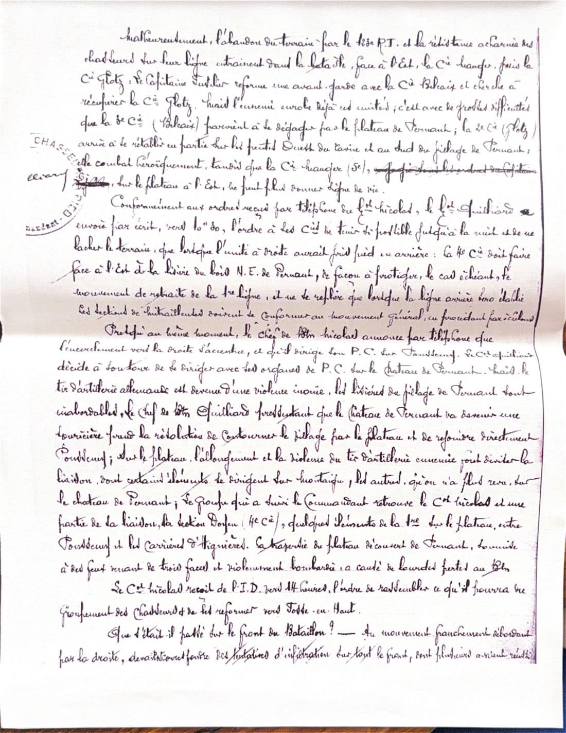 Page 16 — Journal de marche du 3e BCP (suite)